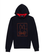 Psycho Bunny Mens Chester Hooded Sweater Navy