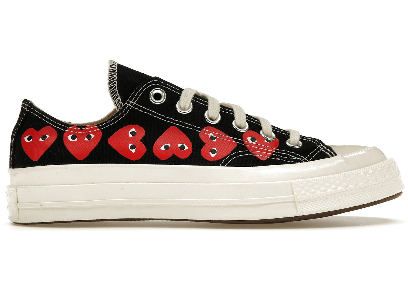 Converse Chuck Taylor All Star 70 Ox Comme des Garcons PLAY Multi-Heart Black