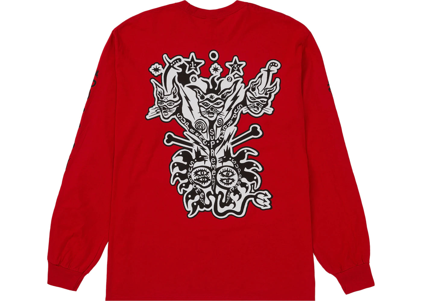 Supreme Clayton Patterson L/S Tee Red